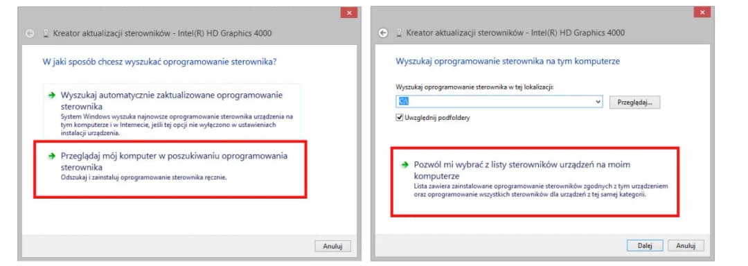 Jak zaktualizować sterowniki Intel HD Graphics i uniknąć problemów