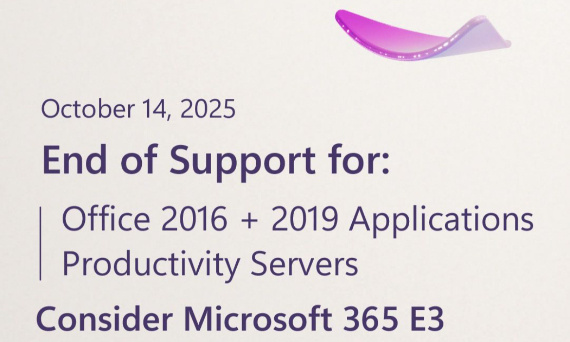 Koniec wsparcia dla pakietów Office 2016 oraz Office 2019!
