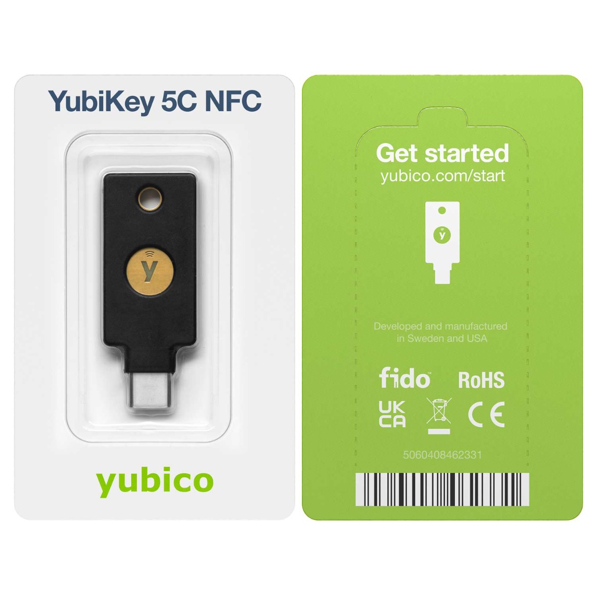 YubiKey 5C NFC - pudełko