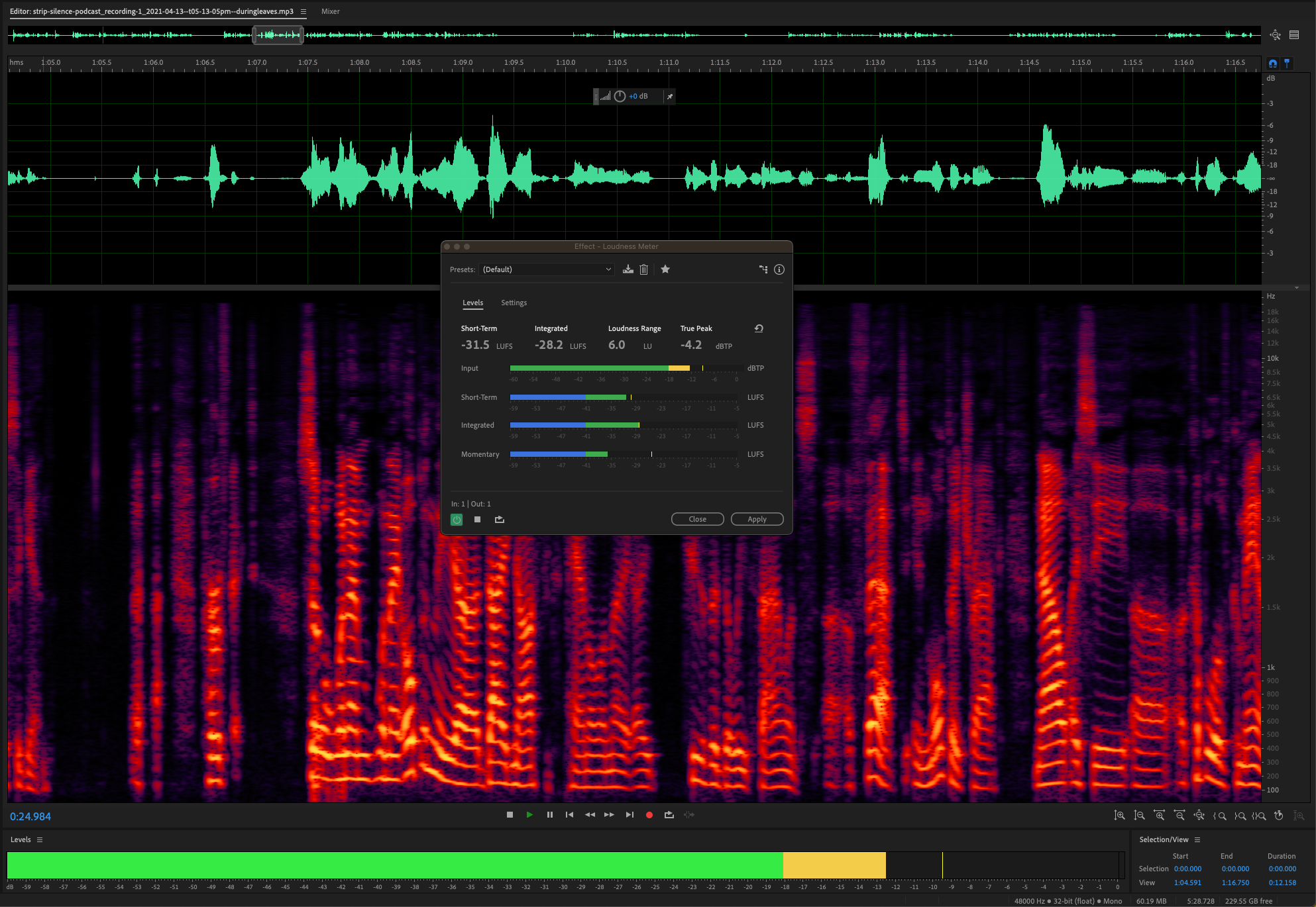 Adobe Audition - nagrywanie dźwięku